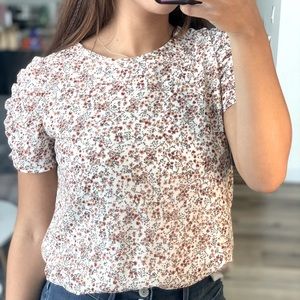 Loft Floral Print Blouse
